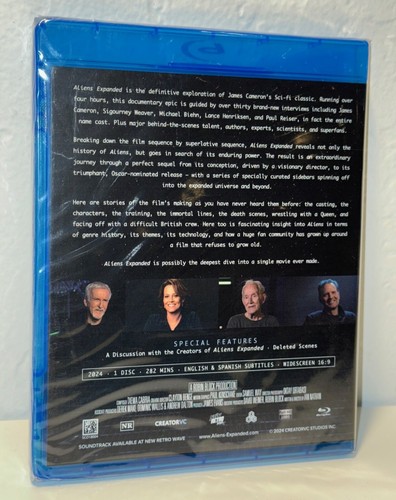 Aliens Expanded Blu-Ray Complete Horror Documentary Sigourney Weaver NEW - Picture 2 of 2