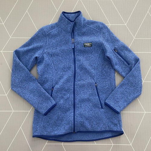 LL Bean Women’s Sweater Fleece Full Zip Jacket Size Small Tall Color