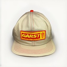 Vintage Garst Seeds K-Brand Trapper Hat, Adjustable Winter Farm Cap, MADE IN USA