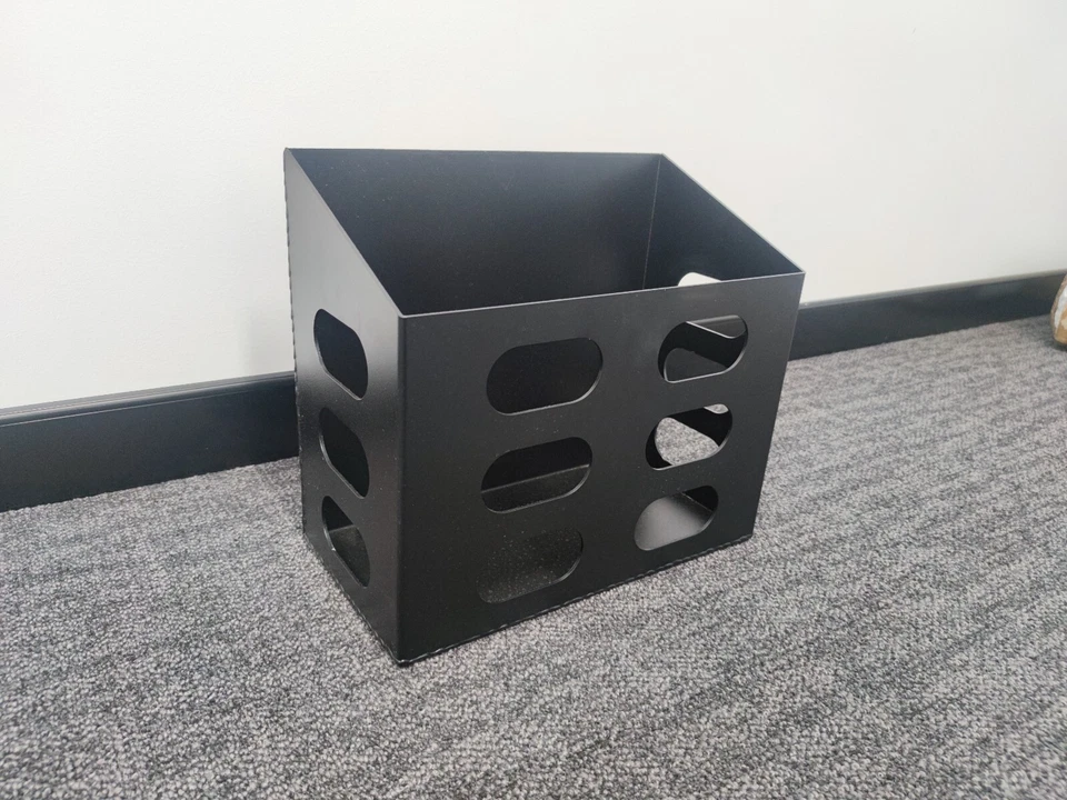 BLACK FLAT ALLOY JERRY CAN HOLDER FOR CANOPY TOOLBOX CARAVAN RV TRAILER - image 2 of 3