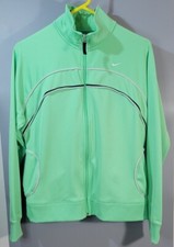 Nike Teal Athletic Zip Up Running Lightweight Track Jacket Women's Size L Large