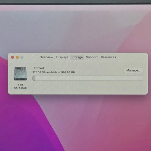 APPLE MACMINI A1347 2014 CORE I5-4278U@2.60GHZ 8GB RAM 1TB HDD MONTEREY *QTY - Afbeelding 3 van 6