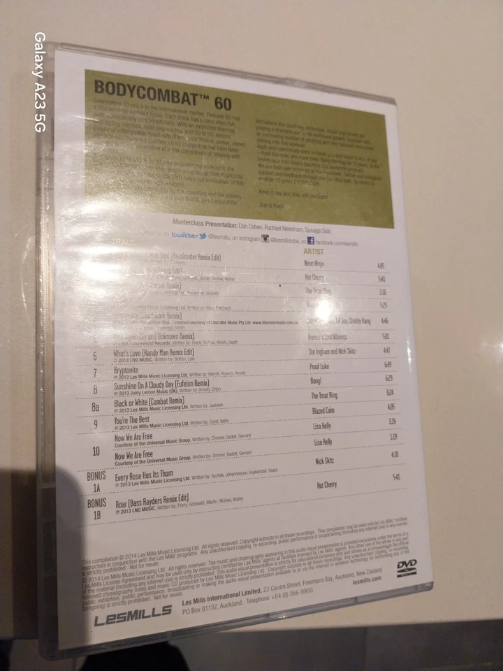 Dvd les Mills BODY COMBAT 60  tbe - Photo 2/4