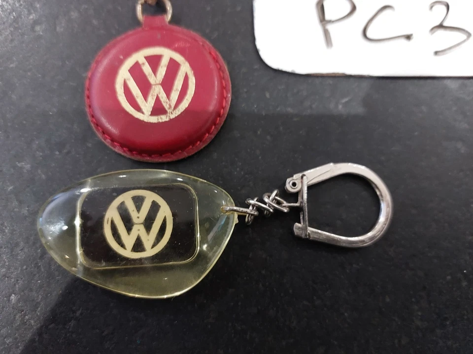 2 Portes clés VOLKSWAGEN- porte clefs key chain Cox Coccinelle Beetle Combi Golf Foto 2 de 4