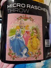 Disney Princess Micro Raschel Throw Blanket  EB6TR-9925 