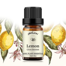 Yethious Lemon Essential Oil 10ml | Pure Lemon Oil for Diffuser & Aromatherapy