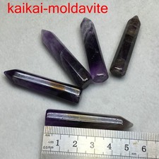 5Pcs/lot natural amethyst stone high quality healing point crystal pillar FJ048