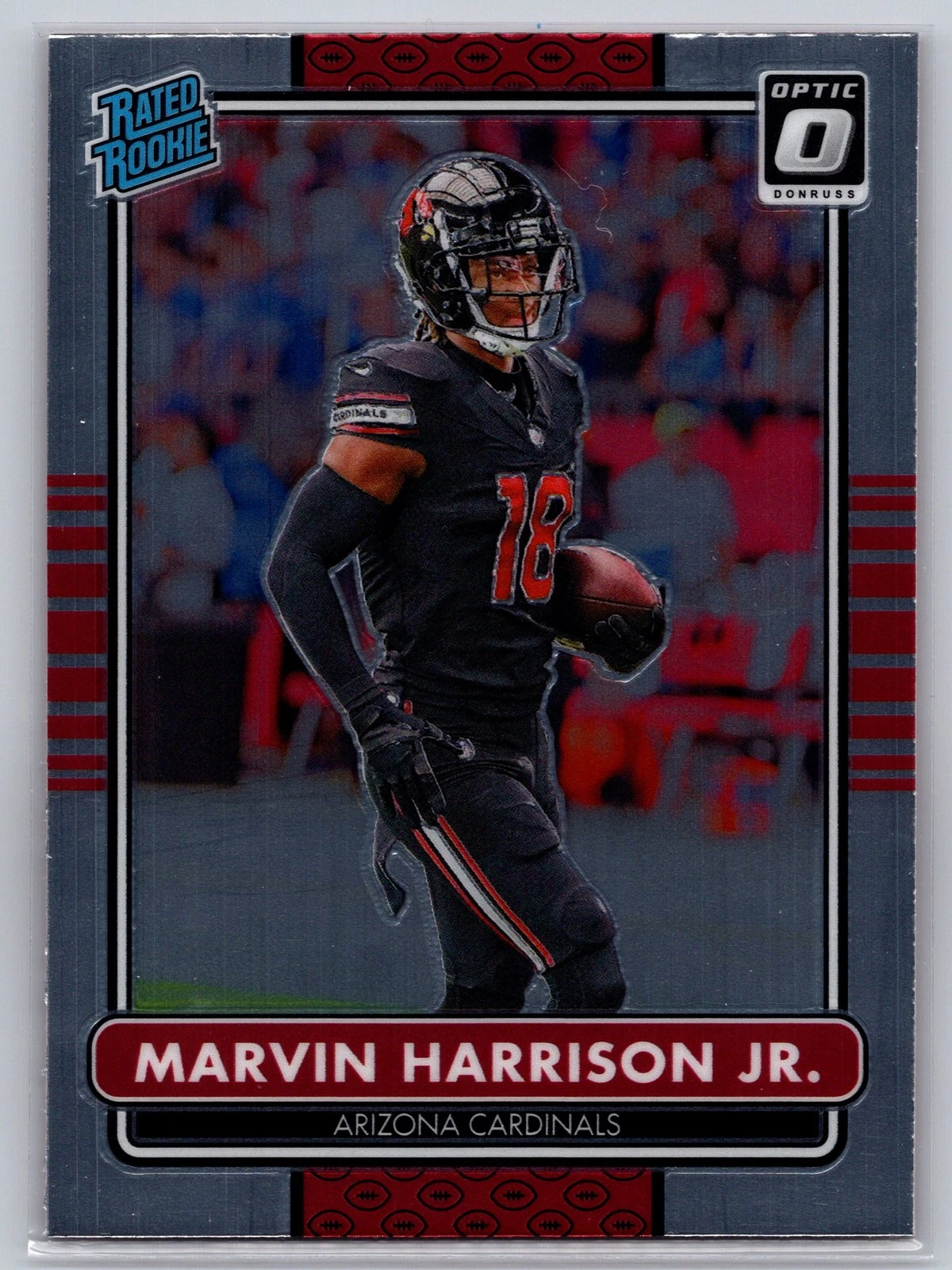 Marvin Harrison Jr. Panini Donruss Optic 2014 Retro Series #4 Gold Vinyl 1/1