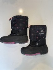 NEW Kamik Waterproof -40F Winter Snow Boots Youth Juniors Sz 2 Rocket Black NIB