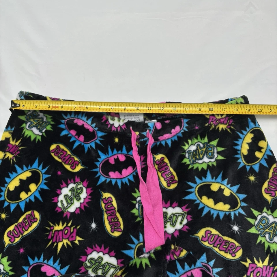 Pantalones de pijama de salón Batgirl para mujer negro rosa amarillo talla 2x Foto 4 de 4