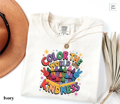 Color The World With Love Comfort T-Shirt