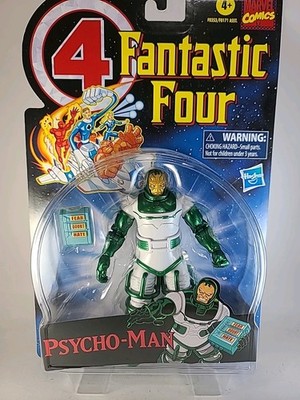 Hasbro Marvel Fantastic Four Psycho Man Vintage Figure Open Box