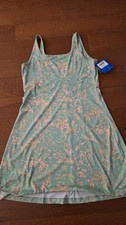 COLUMBIA WOMEN'S PFG FREEZER III DRESS - SIZE: WOMEN L light Green Beige