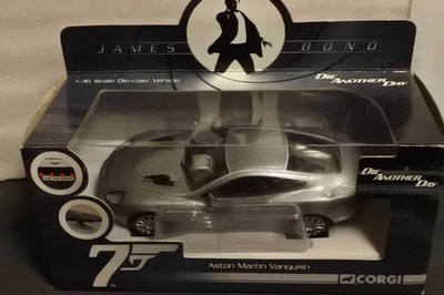Corgi 007 Die Aher Day Aston Martin Vanquish 1/36 Near Mint 21/3