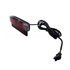 Feu Arrière Vélo LED Clignotant Frein pour 36V 48V Étanche Installation Facil
