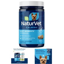 70 Count Soft Chews for Dogs with Melatonin - Stress Relief Peaceful Rest