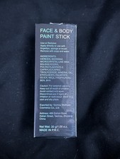 Face And Body Paint Stick Black, baseball face paint, football face paint, sport