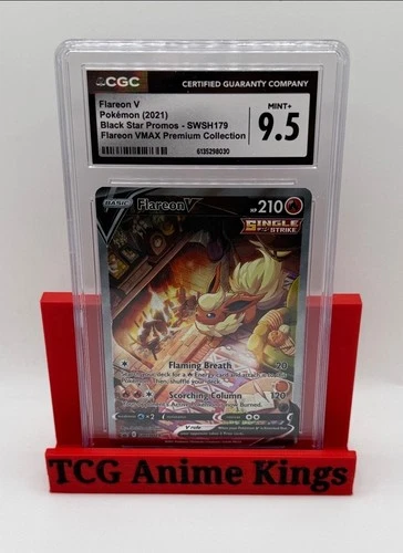 Pokemon Flareon V SWSH179 Premium Collection Black Star Promo CGC 9.5 MINT+