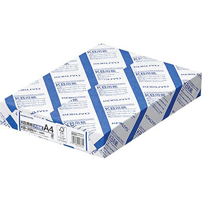 Kokuyo A4 White Fountain Pen Paper 500 Sheets Acid Free Smooth Surface 64 gsm