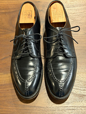 Alden 961 Black Calfskin Norwegian Front Blucher | Alden Model Project