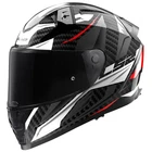LS2 Vector 2 FF811 HPFC Carbon Savage White Red Grey