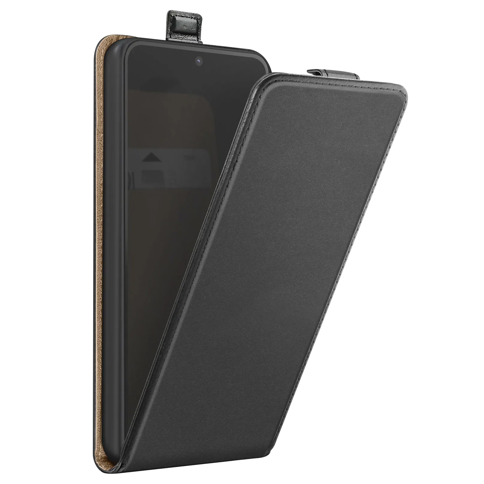 Protection Galaxy A57 rabat vertical contre les chutes avec fente portefeuille