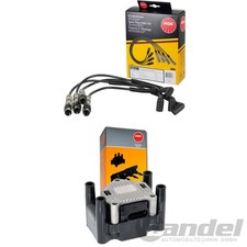 NGK ZÜNDKABELSATZ + ZÜNDSPULE passend für AUDI SEAT SKODA VW 1.2 TSI CBZA CBZB
