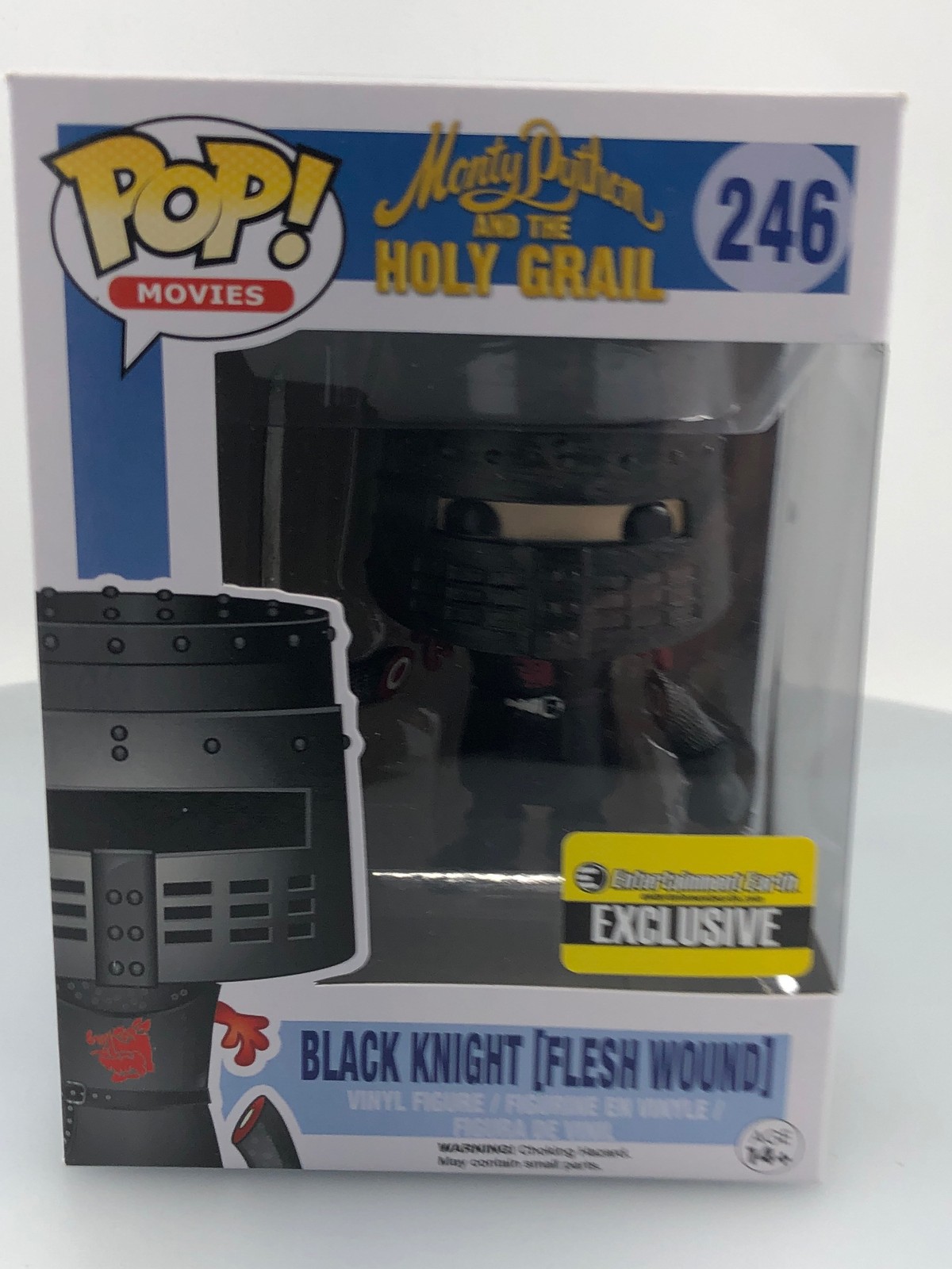 Sale Black Knight With Missing Arms #246 Damaged Box See Pics