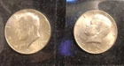 (2) 1964 HALF DOLLAR COINS P SILVER JFK