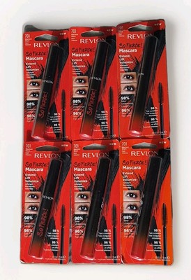 (6x) Revlon So Fierce! Mascara Extend Lift 701 Blackest Black 
