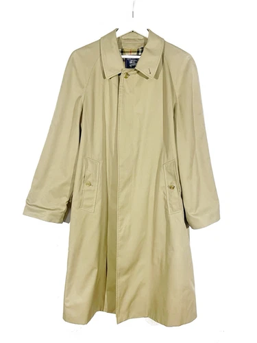 Trench cappotto lungo uomo Burberry Nova Check vintage taglia L anni 80 90 made in England