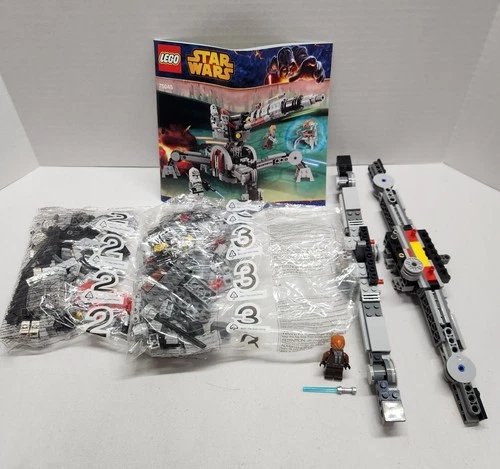 LEGO Star Wars: Republic Av-7 Anti-Vehicle Cannon (75045) Complete 2 Sealed Bags
