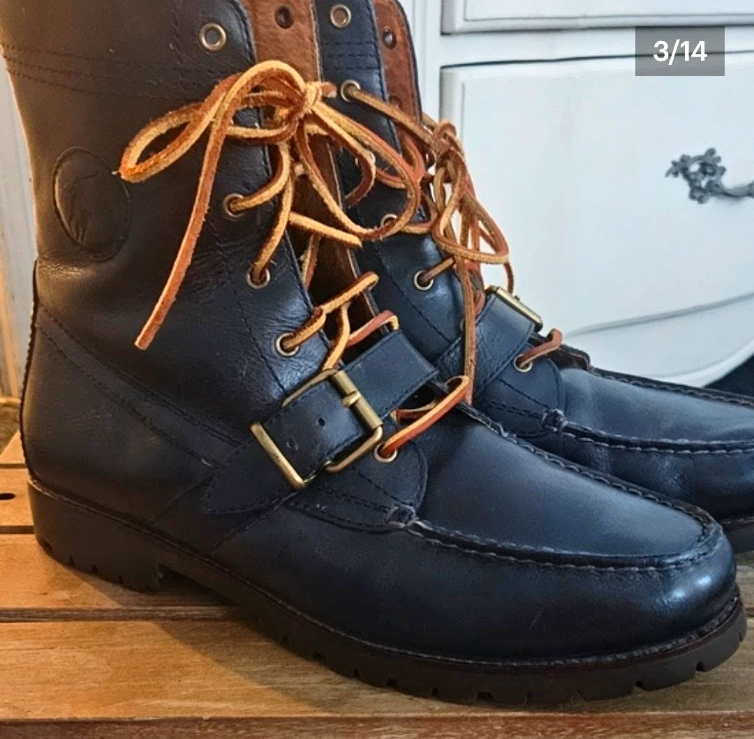 25+ Polo Ralph Lauren Lace Up Boots for Men for sale | Updated Oct