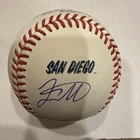 Jackson Merrill Signed Baseball City Connect Logo San Diego Padres BAS COA