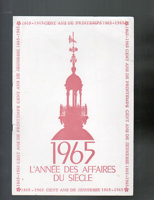 PARIS (IX°) blotting department store ''in spring'' centenary 1865-1965