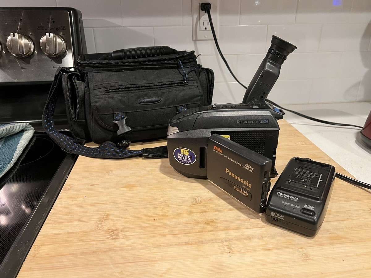 Panasonic PV-L658D Vintage VHSC Video Camera Camcorder 50x Zoom