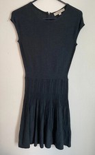 Womens Dress Loft Size XS petite gray wool short sleeve
