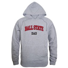 Ball State University Cardinals BSU NCAA College Dad Hoodie Sweatshirt