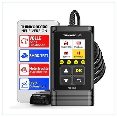 Diagnosegerät Auto OBDII EOBD Scanner Fehlercodes Live-Daten KFZ Auslesegerät