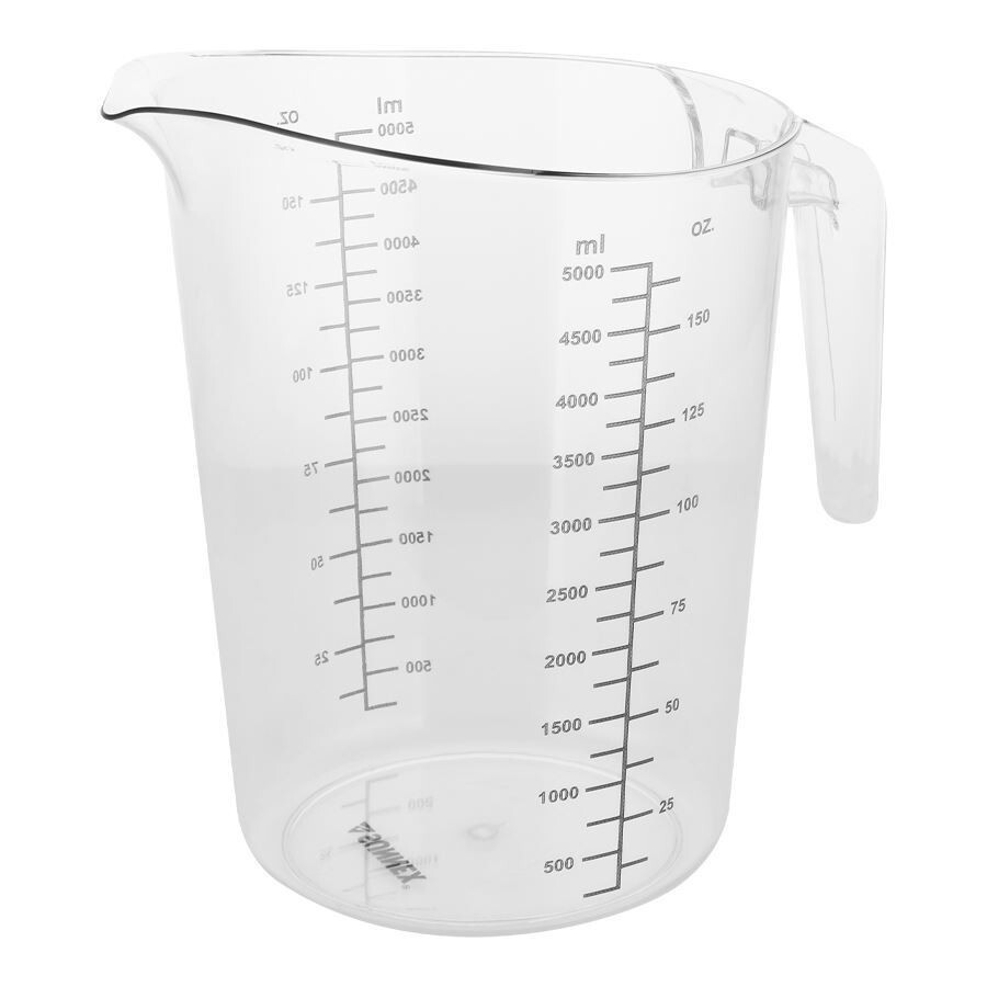 Measuring Jug Plastic Kitchen Strong Rigid Polycarbonate Stackable 5Litre 7.75pt