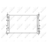 KüHler WasserküHler Passend FüR Fiat Linea 323 110 1.4 T-Jet 1.3 D Multijet 1.6