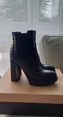 PHILLIP HARDY PARIS Plateau Stiefeletten Schwarz 39 Neuwertig