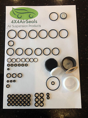 P38 Range Rover EAS Ventilblock & Kompressor Kolbendichtung komplett Reparatursatz