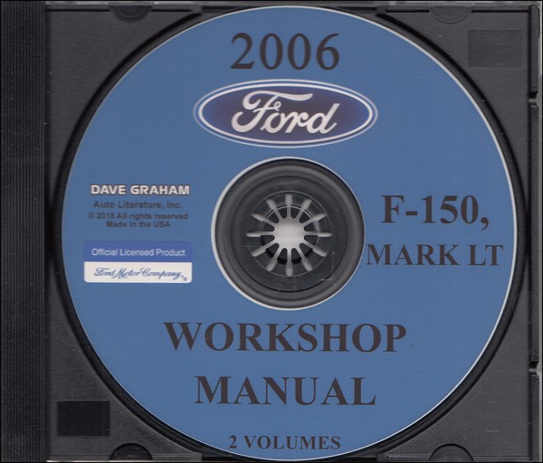 2006 Ford F150 Marke Lt Shop Manuell Cd Pickup Truck Service Werkstatt F-150-image