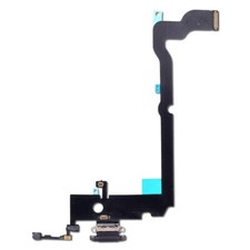 OEM iPhone Xs Max Charging Dock Port & Mic Headphone Jack Flex (Black)