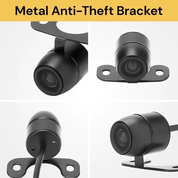 170° Reverse Camera Waterproof Car Rear View Backup Parking Cam HD Night Vision - Image 4 of 4