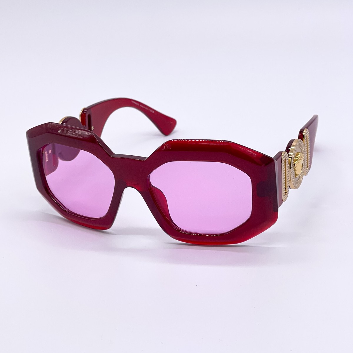 NEW VERSACE VE4424U 388/5 MEDUSA SUNGLASSES RED MOD 4424U NEW VERSACE VE4424U 388/5 MEDUSA SUNGLASSES RED MOD 4424U