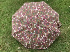 Preowned Totes Paisley Umbrella Folding Style 8304