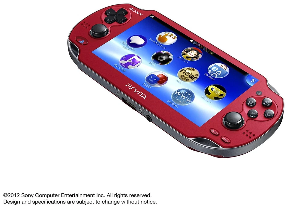 PlayStation PS VITA Console Wi-Fi Model Red PCH-1000 ZA03 Japan Good Condition - Image 4 of 4