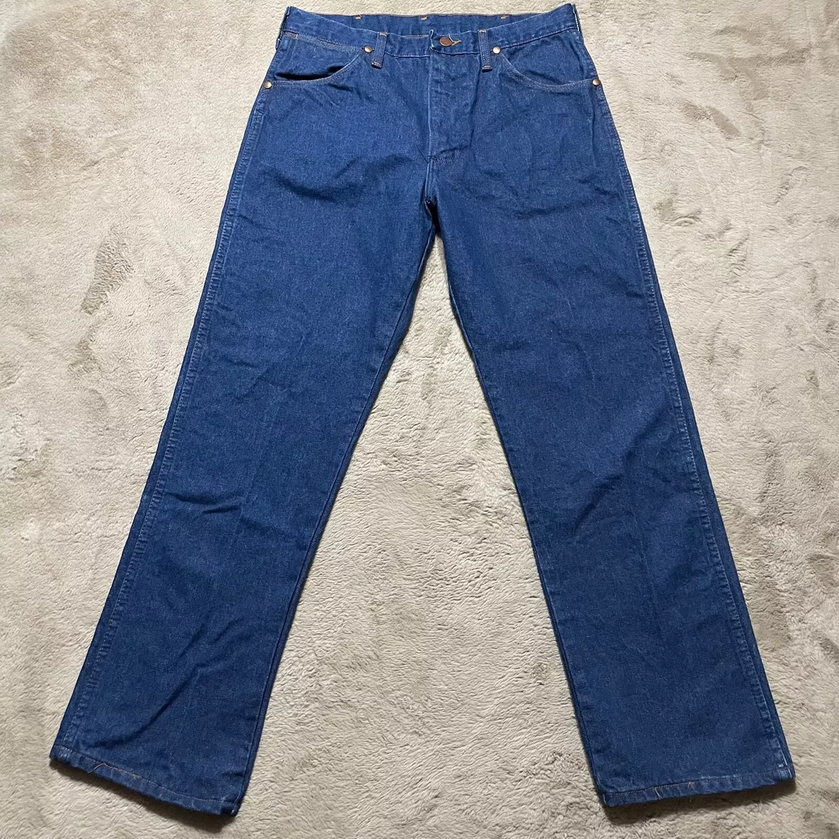 Wrangler 11MWZ Jeans Mens Size 34x29 Dark Blue Vintage Made In USA 100% Cotton Wrangler 11MWZ Jeans Mens Size 34x29 Dark Blue Vintage Made In USA 100% Cotton